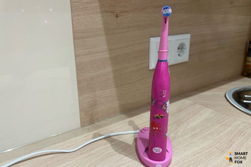 Electric toothbrush for children.